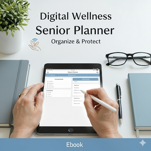 Digital Wellness Senior Planner: Organize & Protect