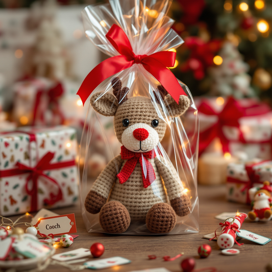 Rudolph Reindeer Crochet Pattern PDF - Instant Download Amigurumi Christmas Pattern - Beginner Friendly Holiday Craft Tutorial