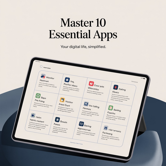 Essential Smartphone Apps Guide for Seniors: Master Mobile Technology, Senior-Friendly Applications, Digital Literacy for Elderly