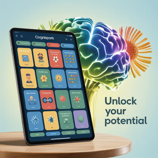 Digital Brain Training System for Seniors: Cognitive Exercises for Elderly, Memory Games for Older Adults, Senior Brain Fitness Program