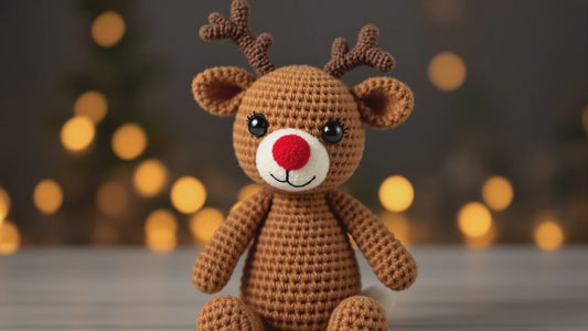 Rudolph Reindeer Crochet Pattern PDF - Instant Download Amigurumi Christmas Pattern - Beginner Friendly Holiday Craft Tutorial